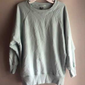 Minty green aerie city sweatshirt size S